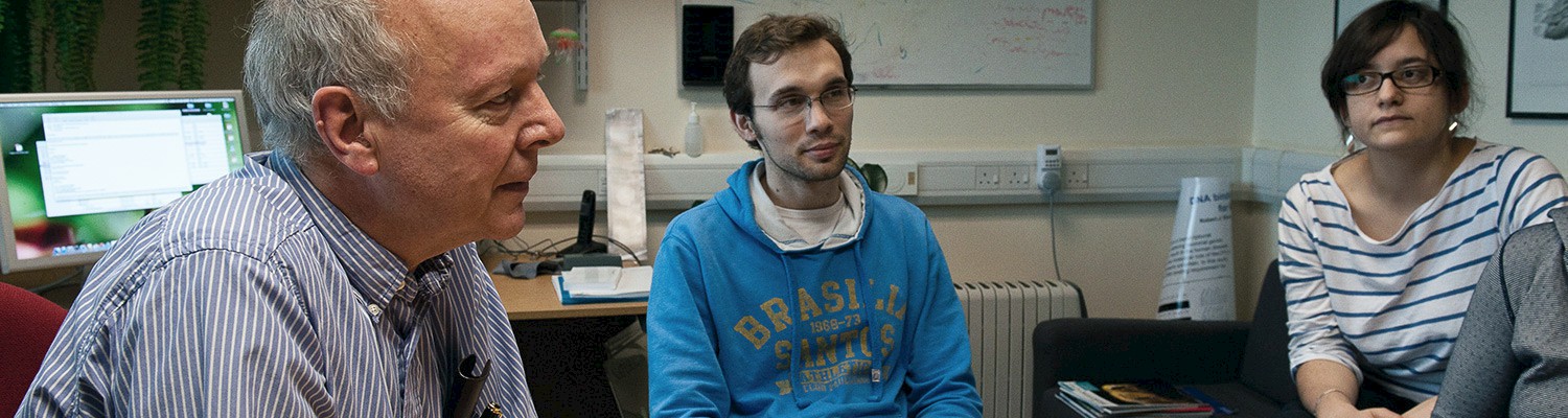 Adrian Bird at his lab.